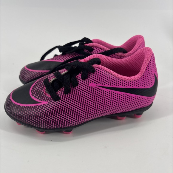 Nike Other - Nike Jr Bravata II FG Soccer Cleat 844442-600 Hot Pink/Black, Girls, Size 10C